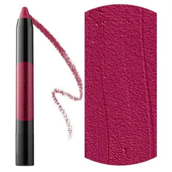 Marc Jacobs Le Marc Liquid Lip Crayon in Shade 360 - Plum N Get It NWOB - Picture 1 of 2